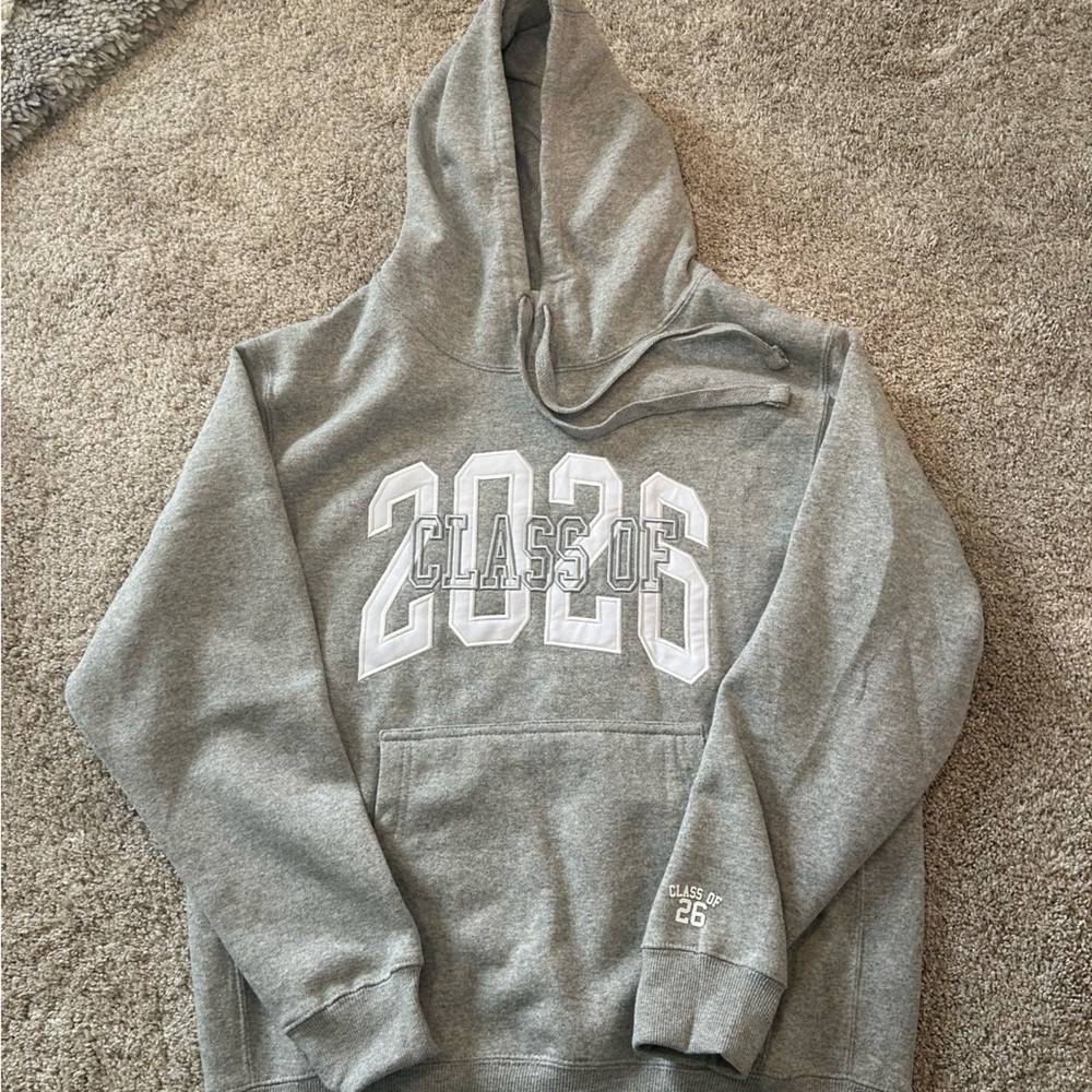 Gray Class of 2026 Hoodie